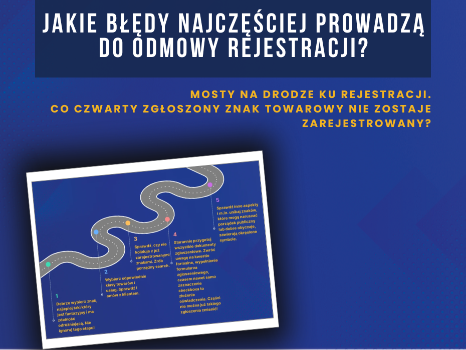 Jakie błędy najczęściej prowadzą do odmowy rejestracji?
