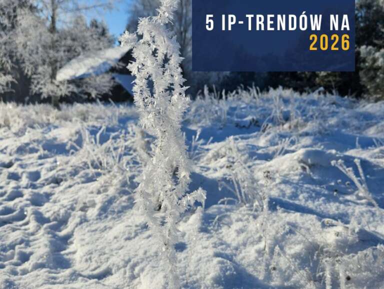 5 trendów IP na 2026: AI, znaki towarowe i sądy IP