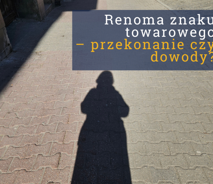 Renoma znaku towarowego – przekonanie czy dowody?